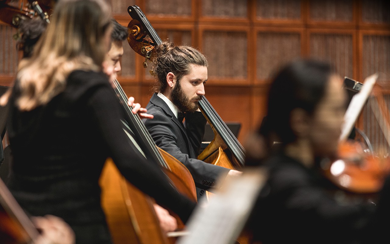 ccm-double-bass-200117-qv-01.jpg CCM Philharmonia students perform double bass on the Corbett Auditorium stage