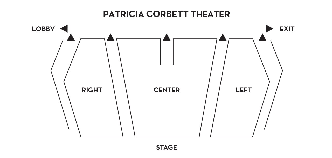 ccm-exits-patricia-corbett-theatre-01.jpg Map depicting exits from Patricia Corbett Theatre